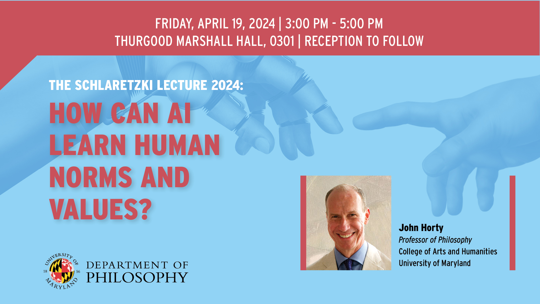  The Schlaretzki Lecture: John Horty | How can AI learn human norms and values?