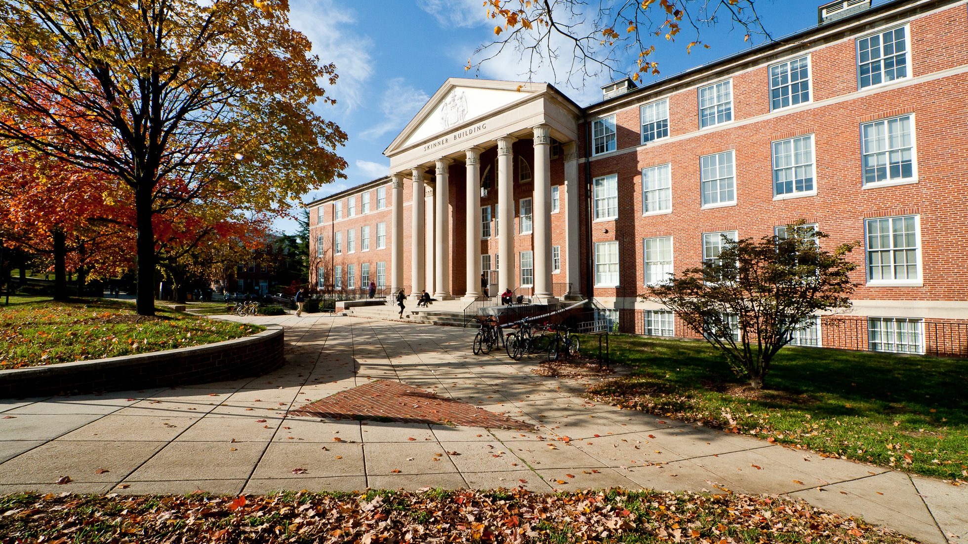 Skinner building at the University of Maryland
